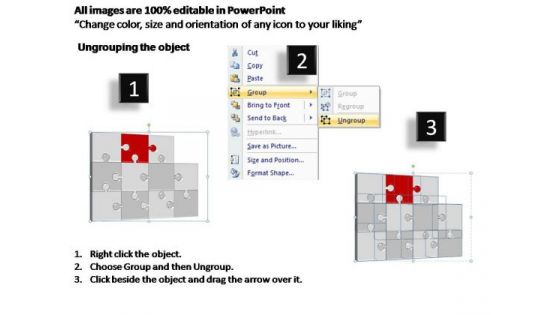 PowerPoint Layouts Process Puzzle Process Ppt Backgrounds