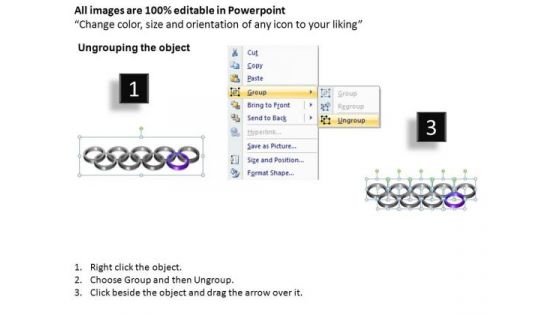 PowerPoint Layouts Process Rings Ppt Design