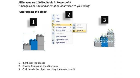 PowerPoint Layouts Sales Lego Blocks Ppt Themes