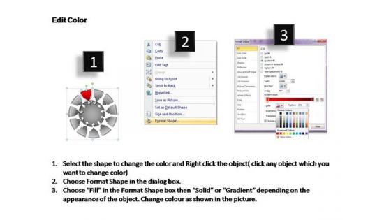 PowerPoint Layouts Sales Pie Chart With Arrows Ppt Templates
