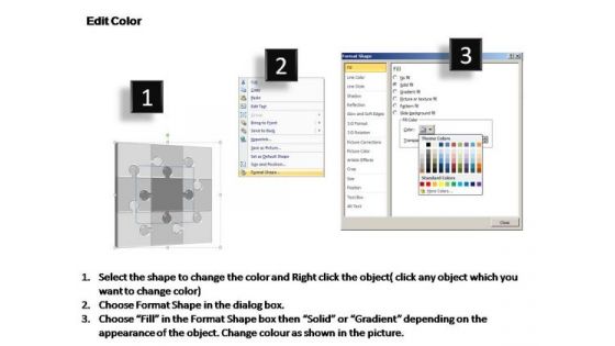 PowerPoint Layouts Sales Puzzle Process Ppt Presentation