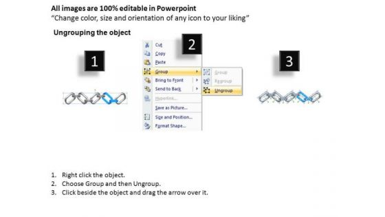 PowerPoint Layouts Strategy Chains Process Ppt Backgrounds