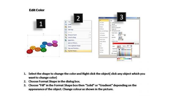 PowerPoint Layouts Strategy Gears Process Ppt Slide Designs