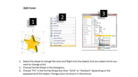 PowerPoint Layouts Strategy Stars Ppt Design