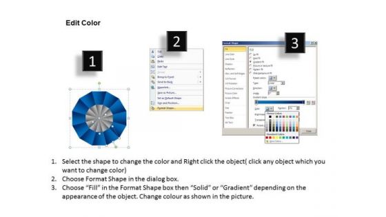 PowerPoint Layouts Success Circular Quadrant Ppt Slides