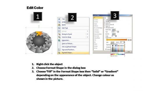 PowerPoint Layouts Success Puzzle Framework Ppt Designs