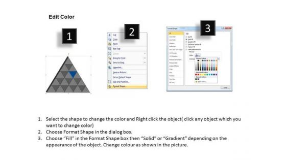 PowerPoint Layouts Success Triangle Process Ppt Presentation