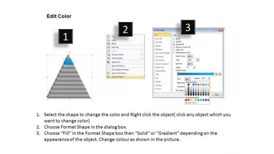 PowerPoint Layouts Teamwork Triangle Process Ppt Template