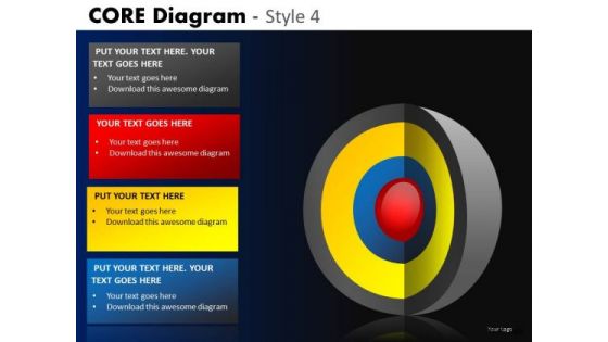 PowerPoint Presentation Business Success Goals Core Diagram Ppt Slide