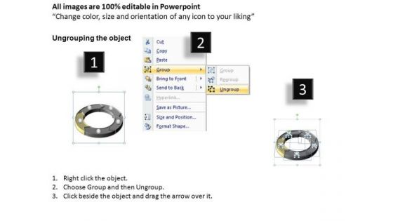 PowerPoint Presentation Chart Circular Arrows Ppt Slide