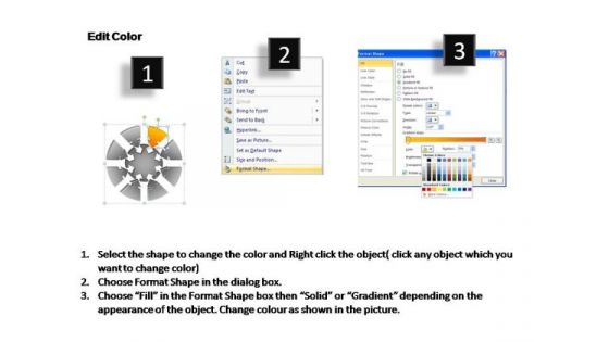 PowerPoint Presentation Chart Pie Chart With Arrows Ppt Backgrounds