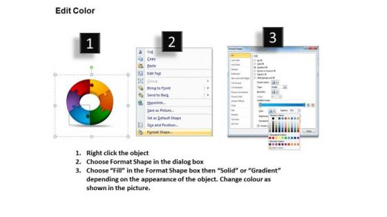 PowerPoint Presentation Company Circular Puzzle Ppt Slide