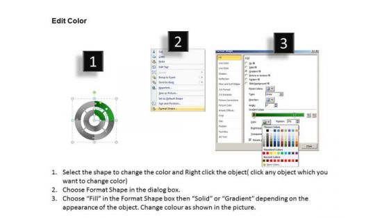 PowerPoint Presentation Company Competition 3d Circular Chart Process Ppt Slide