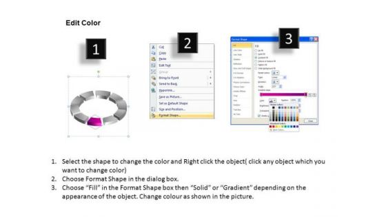 PowerPoint Presentation Cycle Process Ring Process Ppt Template