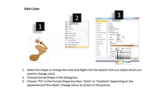 PowerPoint Presentation Designs Business Strategy Footprints Ppt Slidelayout