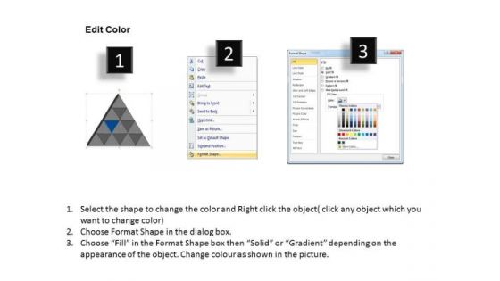 PowerPoint Presentation Designs Business Triangle Process Ppt Slides