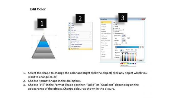PowerPoint Presentation Designs Chart Triangle Process Ppt Slide