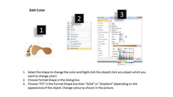 PowerPoint Presentation Designs Company Footprints Ppt Process