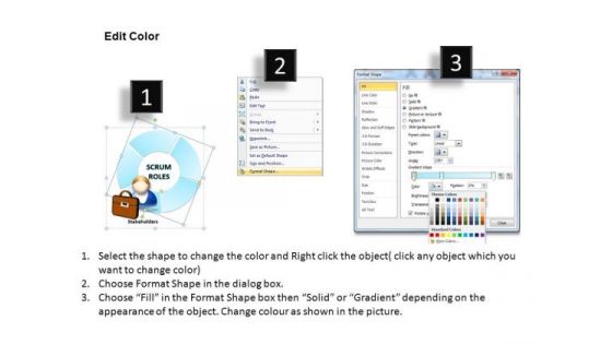 PowerPoint Presentation Designs Corporate Success Scrum Process Ppt Theme