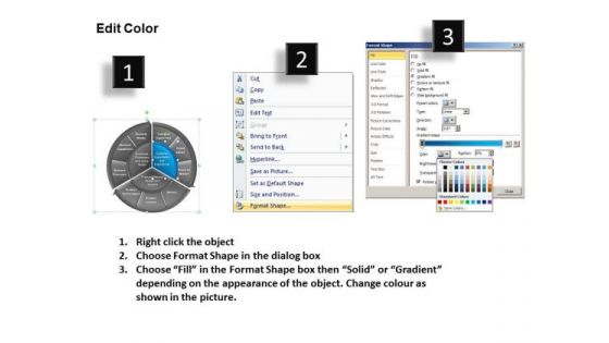 PowerPoint Presentation Designs Diagram Pie Chart Diagram Ppt Slides