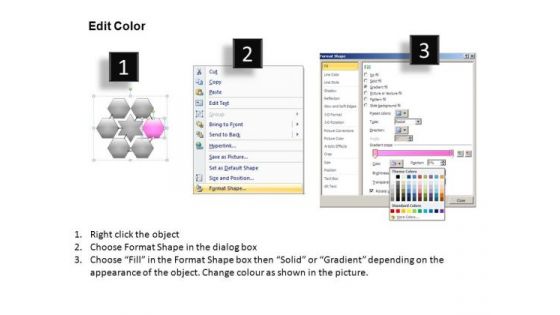 PowerPoint Presentation Designs Download Hexagon Chart Ppt Theme