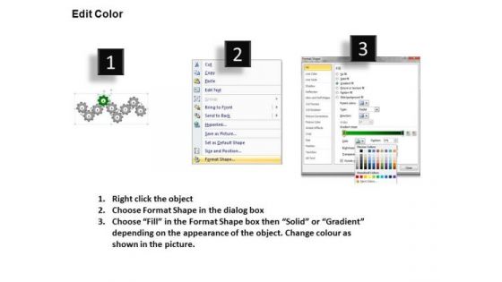 PowerPoint Presentation Designs Education Gears Ppt Theme