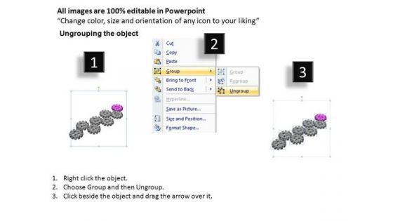 PowerPoint Presentation Designs Global Gears Process Ppt Theme