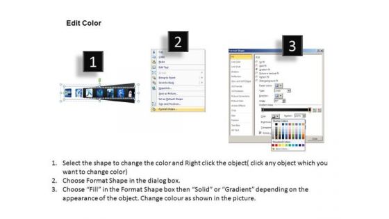 PowerPoint Presentation Designs Growth Movie Timeline Ppt Backgrounds