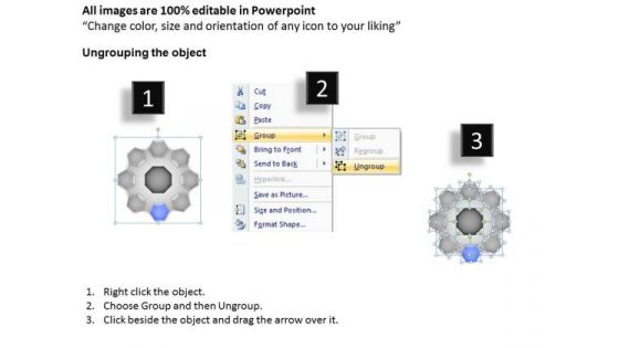 PowerPoint Presentation Designs Hub And Spokes Process Ppt Design Slides