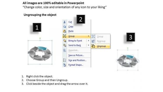 PowerPoint Presentation Designs Leadership Circular Arrows Ppt Slides