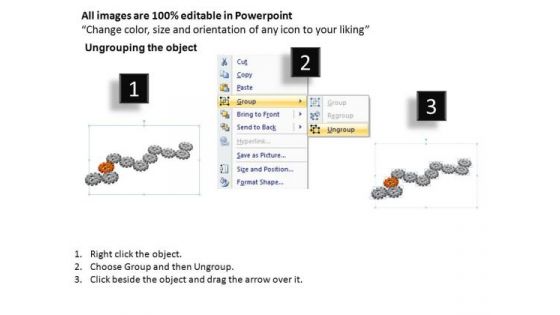 PowerPoint Presentation Designs Leadership Gears Process Ppt Design