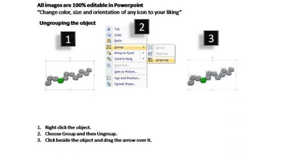 PowerPoint Presentation Designs Leadership Gears Process Ppt Template