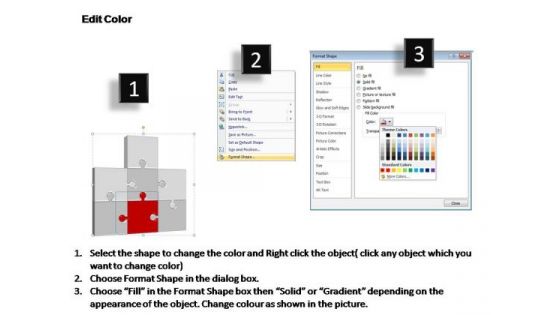 PowerPoint Presentation Designs Leadership Puzzle Process Ppt Design
