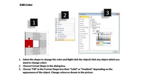 PowerPoint Presentation Designs Leadership Puzzle Process Ppt Themes