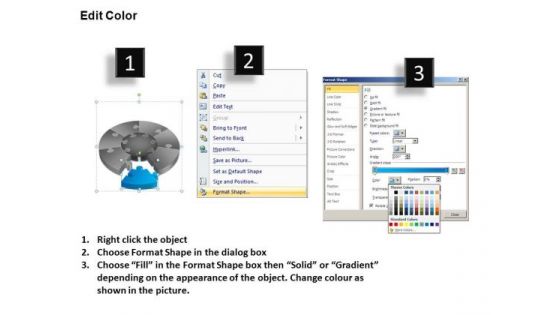 PowerPoint Presentation Designs Marketing Pie Chart Puzzle Process Ppt Layouts
