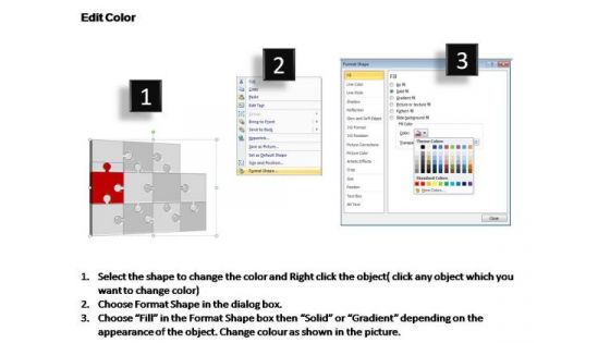 PowerPoint Presentation Designs Process Puzzle Process Ppt Slide Designs