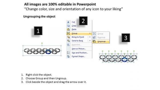 PowerPoint Presentation Designs Process Rings Ppt Slides
