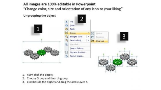 PowerPoint Presentation Designs Sales Gears Process Ppt Slides