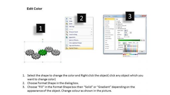 PowerPoint Presentation Designs Sales Gears Process Ppt Slides