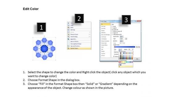 PowerPoint Presentation Designs Strategy Hub And Spokes Process Ppt Slides