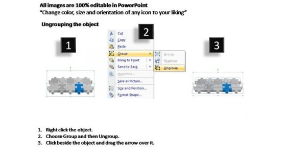 PowerPoint Presentation Designs Teamwork Puzzle Process Ppt Theme