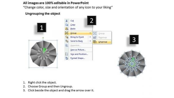 PowerPoint Presentation Diagram Circular Quadrant Ppt Designs