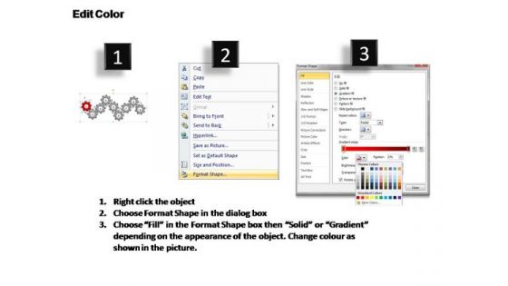 PowerPoint Presentation Diagram Gears Ppt Themes