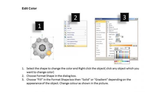 PowerPoint Presentation Diagram Wheel And Spoke Process Ppt Slide Designs