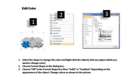 PowerPoint Presentation Download Puzzle Process Ppt Template