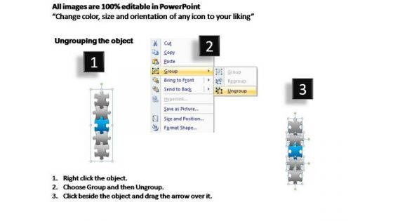 PowerPoint Presentation Editable Business Puzzle List Ppt Slide