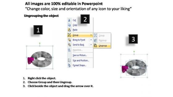 PowerPoint Presentation Editable Circular Chart Ppt Template