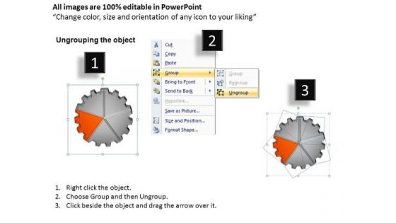 PowerPoint Presentation Editable Gears Process Ppt Process