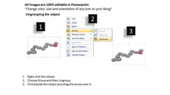 PowerPoint Presentation Editable Gears Process Ppt Templates