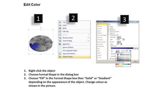 PowerPoint Presentation Education Pie Chart Puzzle Process Ppt Slidelayout